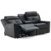 Trundle Power Reclining Leather Sofa or Set with Power Tilt Headrest